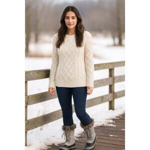 Sorel Women’s Joan of Arctic Waterproof Pac Boots winter snow grey size 9